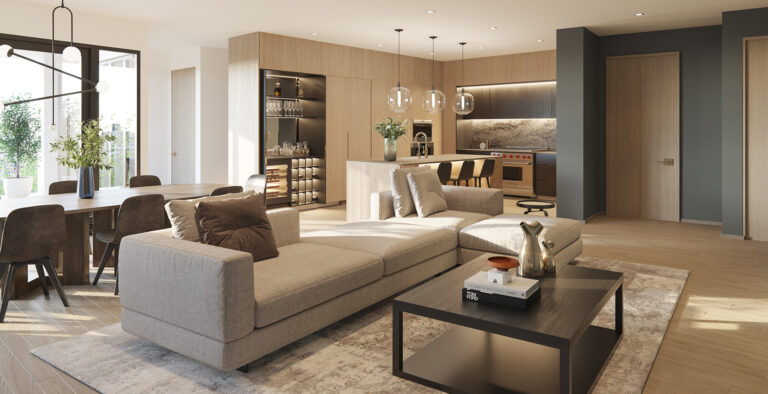 Vestra Apartments - Penthouse Living Room