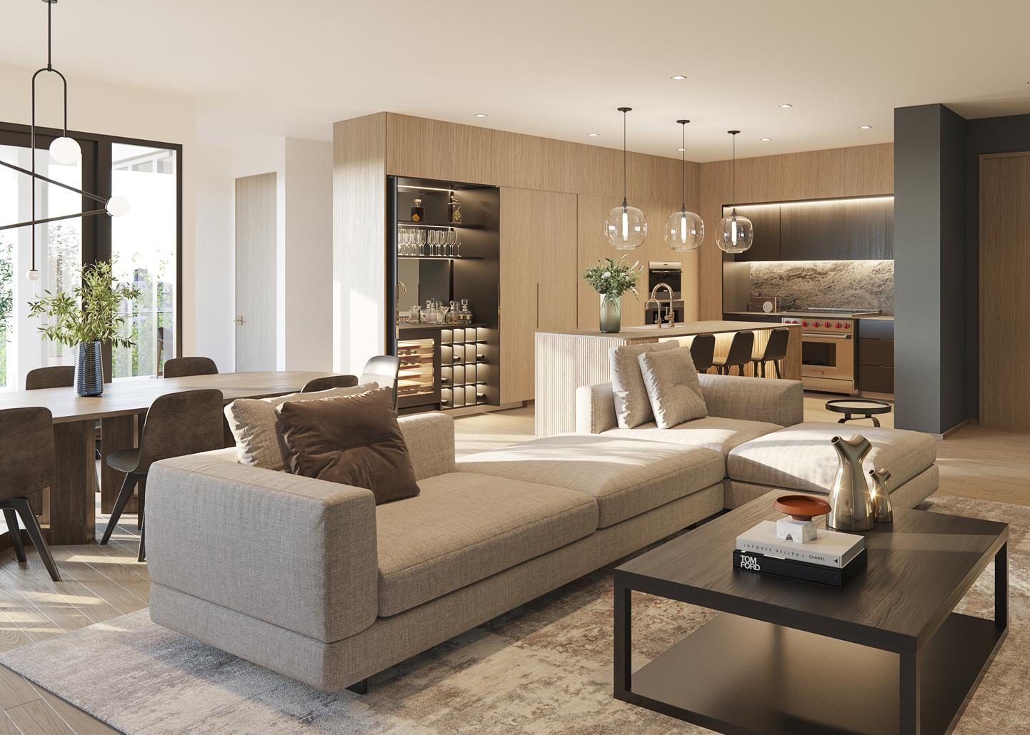Vestra Apartments Penthouse Living Room